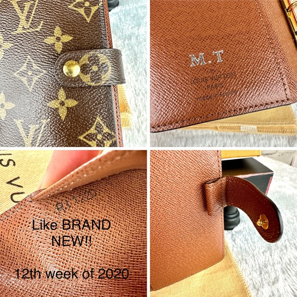 Louis Vuitton Planner Agenda PM LIKE NEW with paper clips, paper and box - Picture 7 of 11